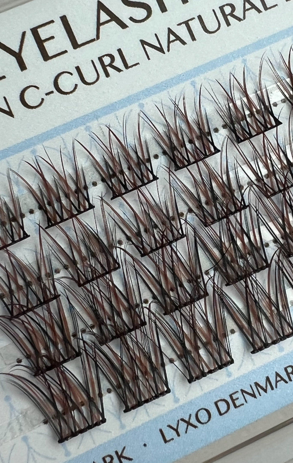 BROWN Natural C-curl Clusters/Fransar