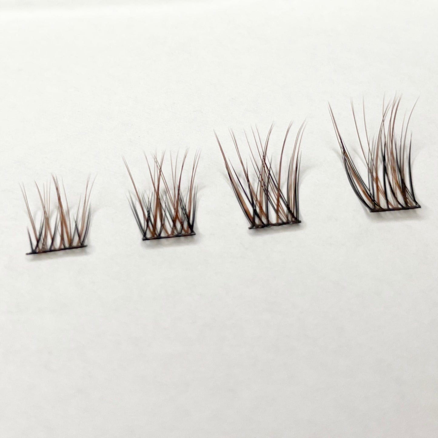 BROWN Natural C-curl Clusters/Fransar