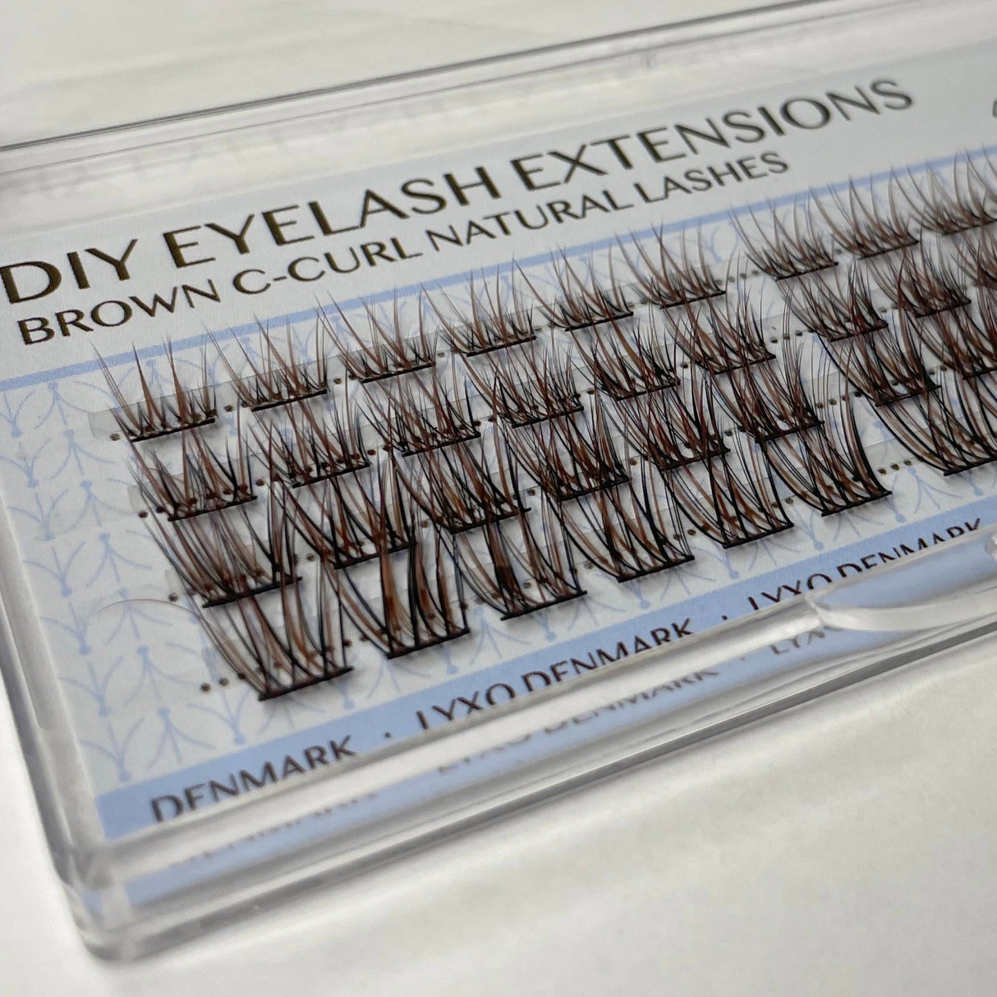 BROWN Natural C-curl Clusters/Fransar