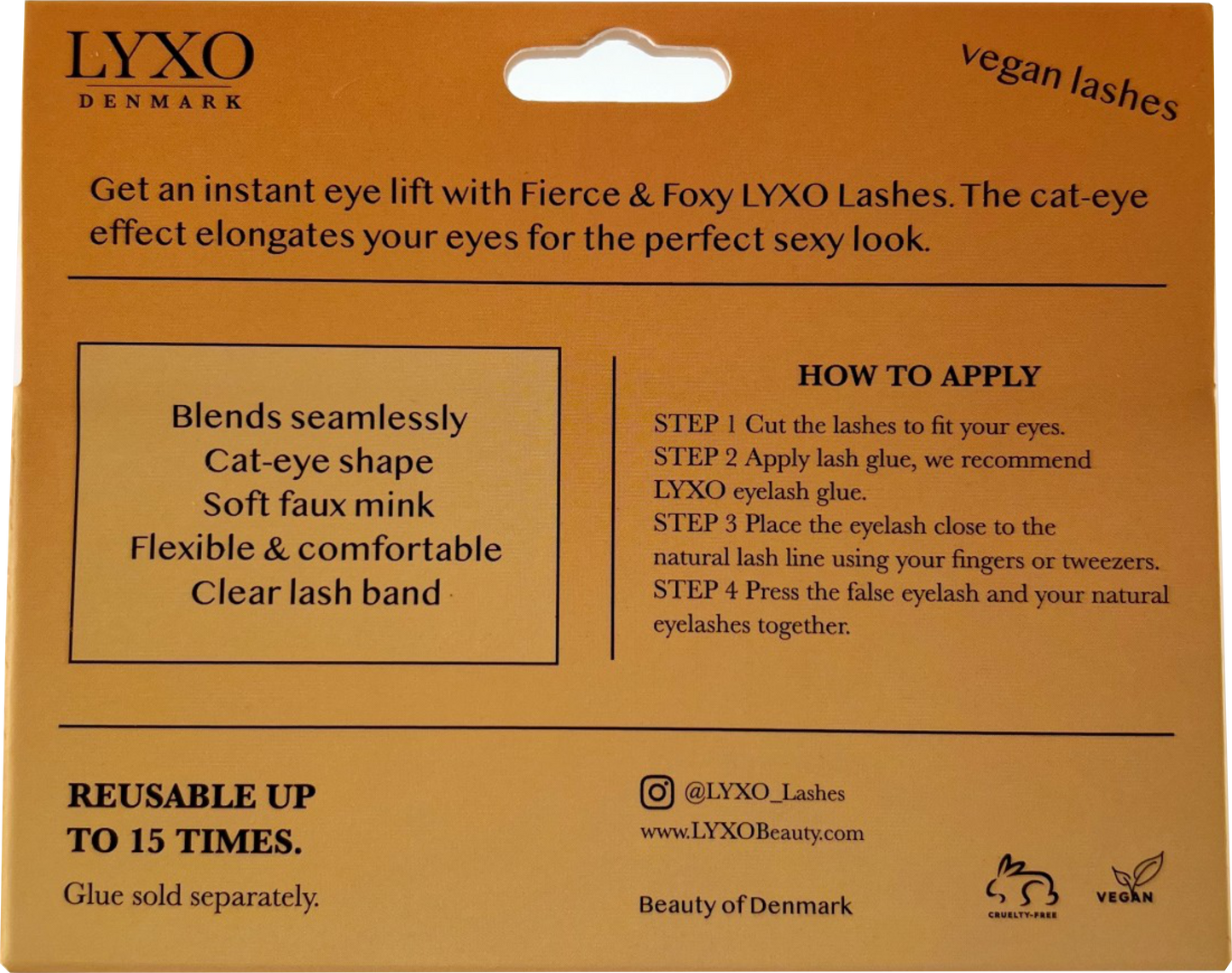 FIERCE & FOXY - lösögonfransar