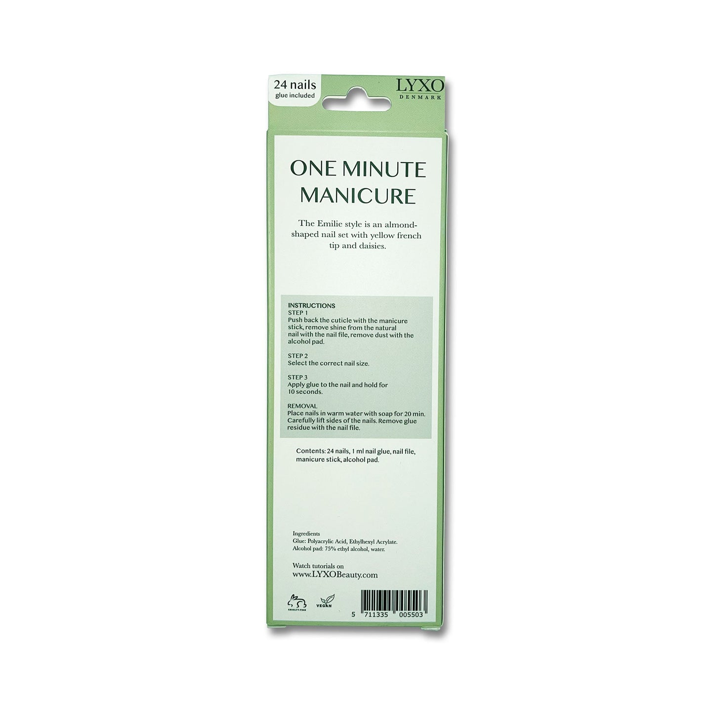 EMILIE - Press-on Gel Manicure Naglar