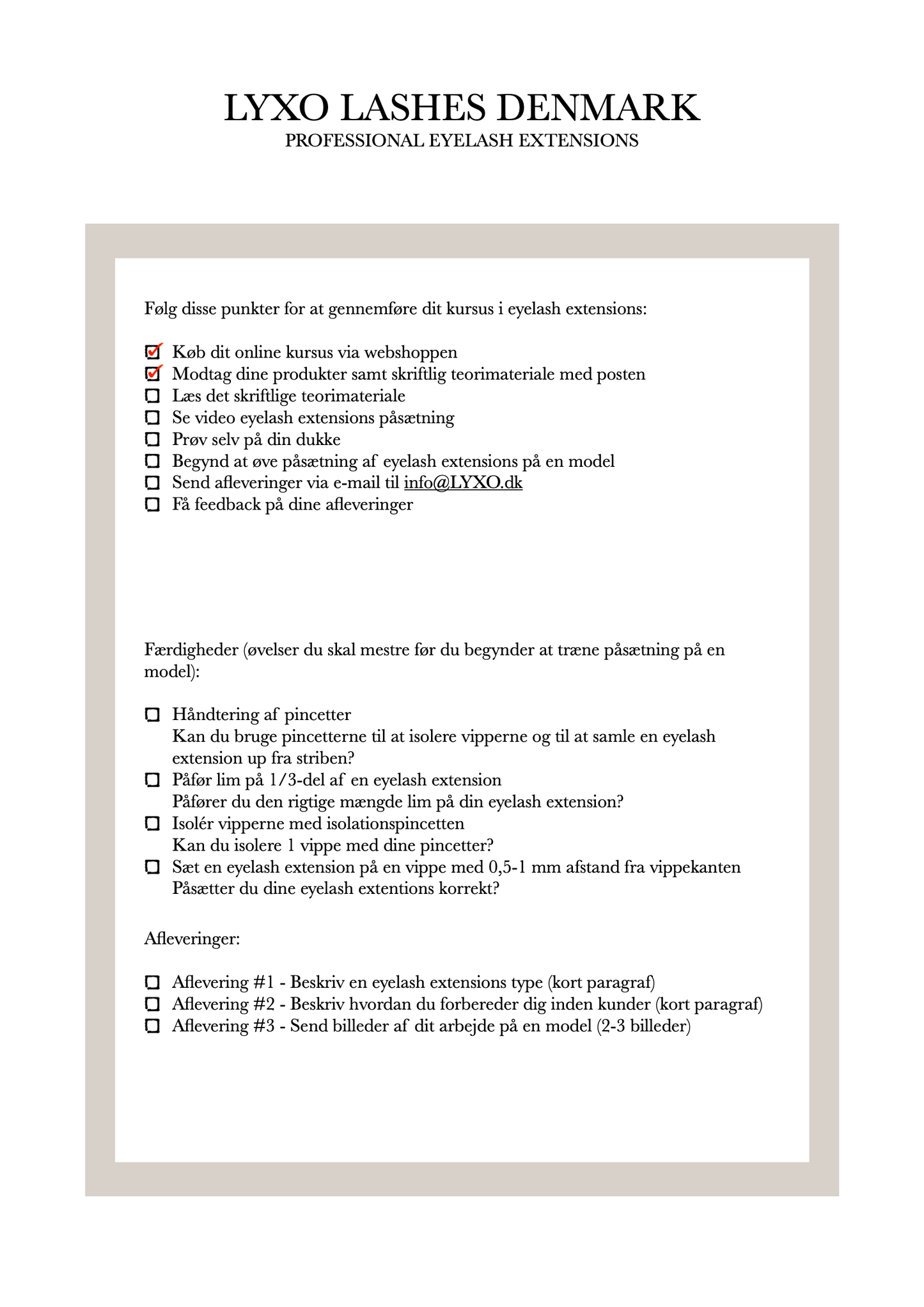 Ögonfransförlängningskurs (ONLINE)