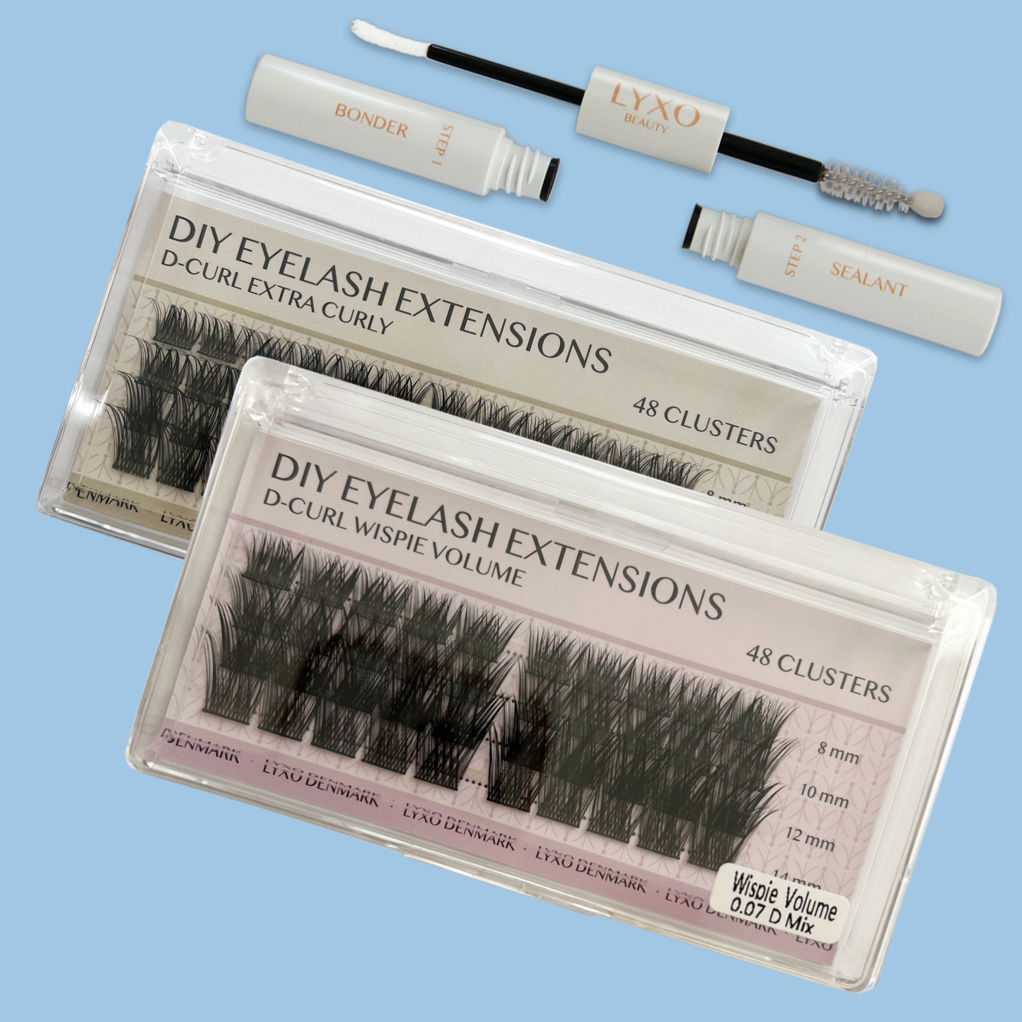 DIY Fransar Hemma Värde Satt (klar lim)