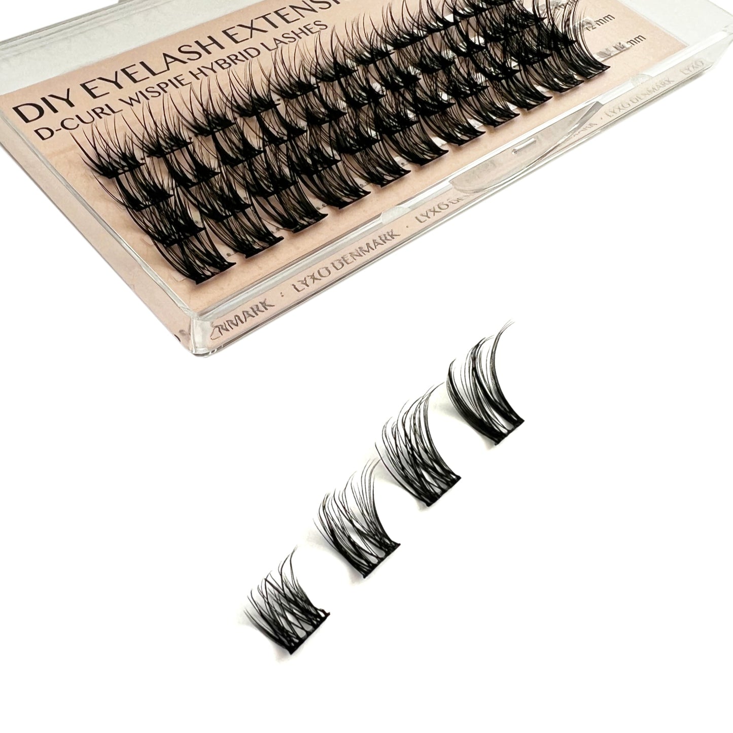 Wispie Hybrid D-curl Clusters/Fransar